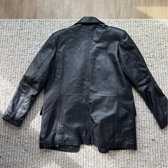 Vintage Leather Blazer - Picture 7 of 8